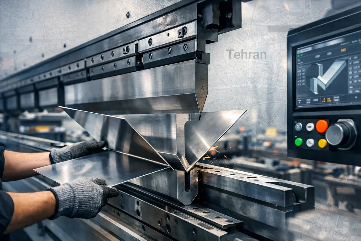 خمکاری ورق استیل در تهران