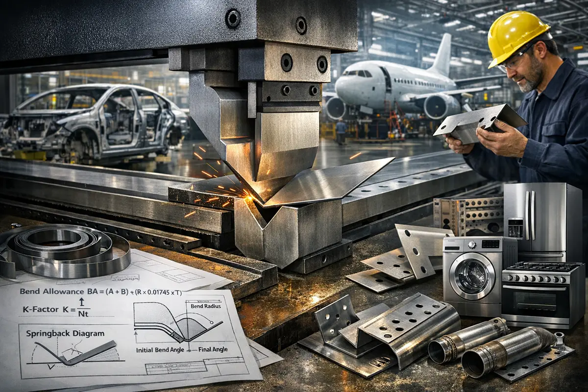 فرمول خمکاری ورق