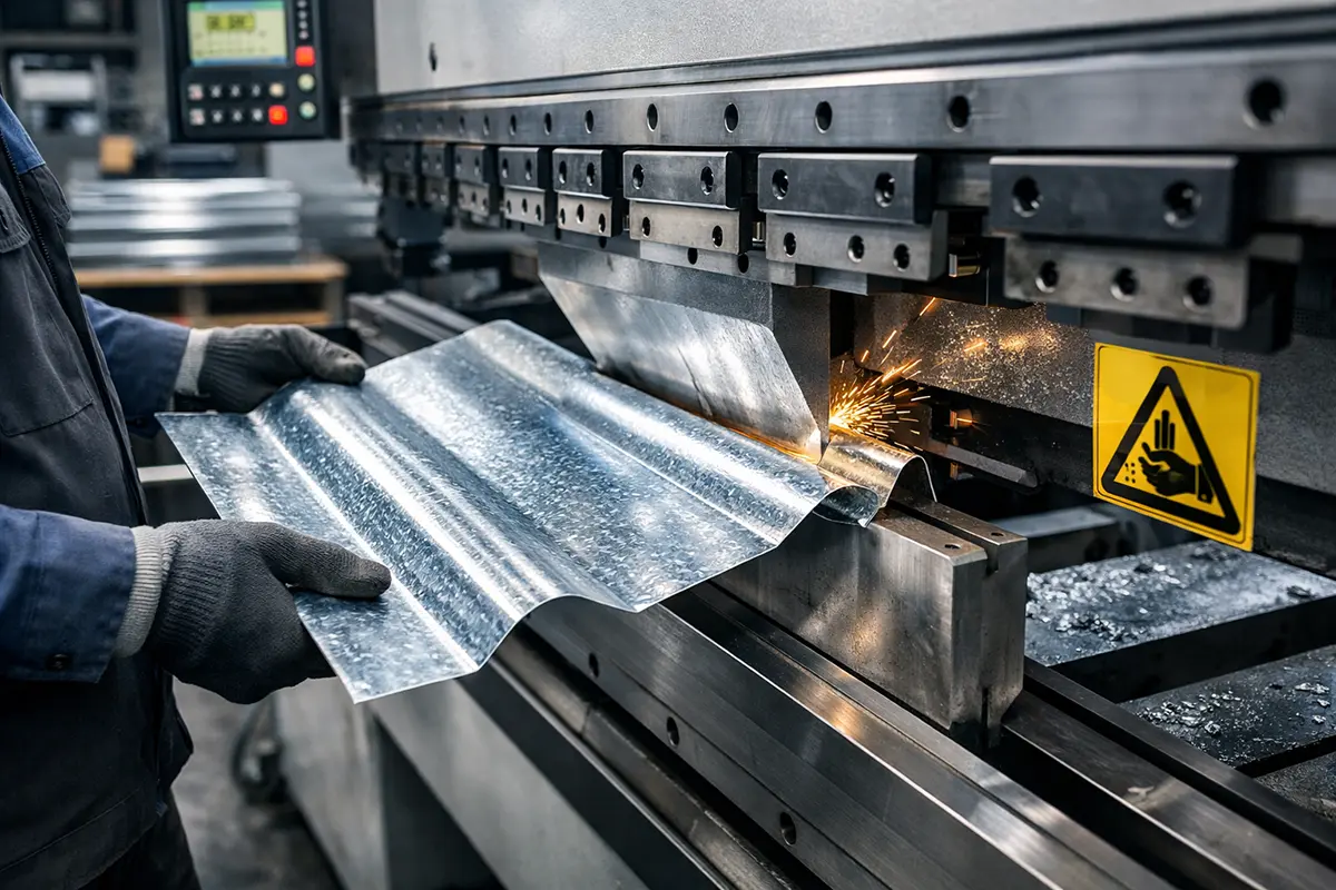 خمکاری ورق گالوانیزه